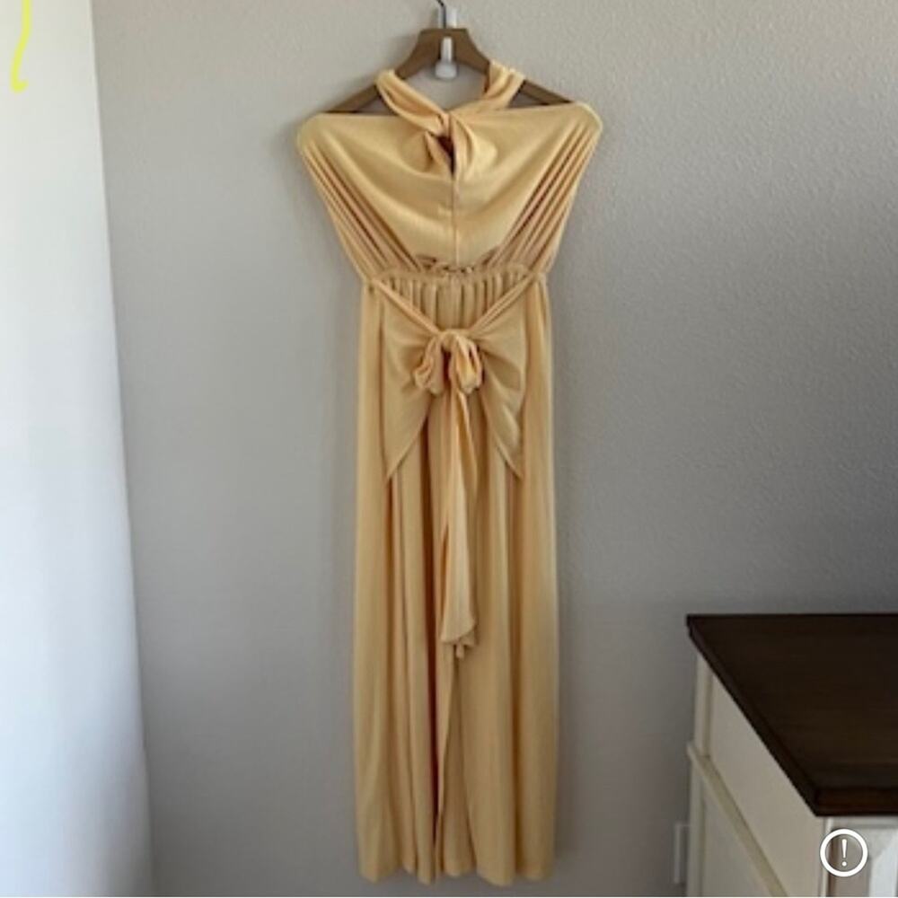 NWOT Free People Beach Muted Orange Goddess Dress Small